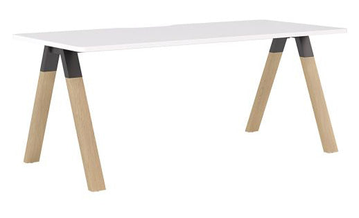 Ligna Fixed Height Desk 1800 x 800 / White