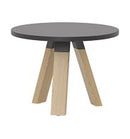 Ligna Round Coffee Table 600 x 600 / Black