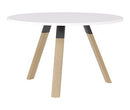 Ligna Round Meeting Table 1200 x 1200 / White