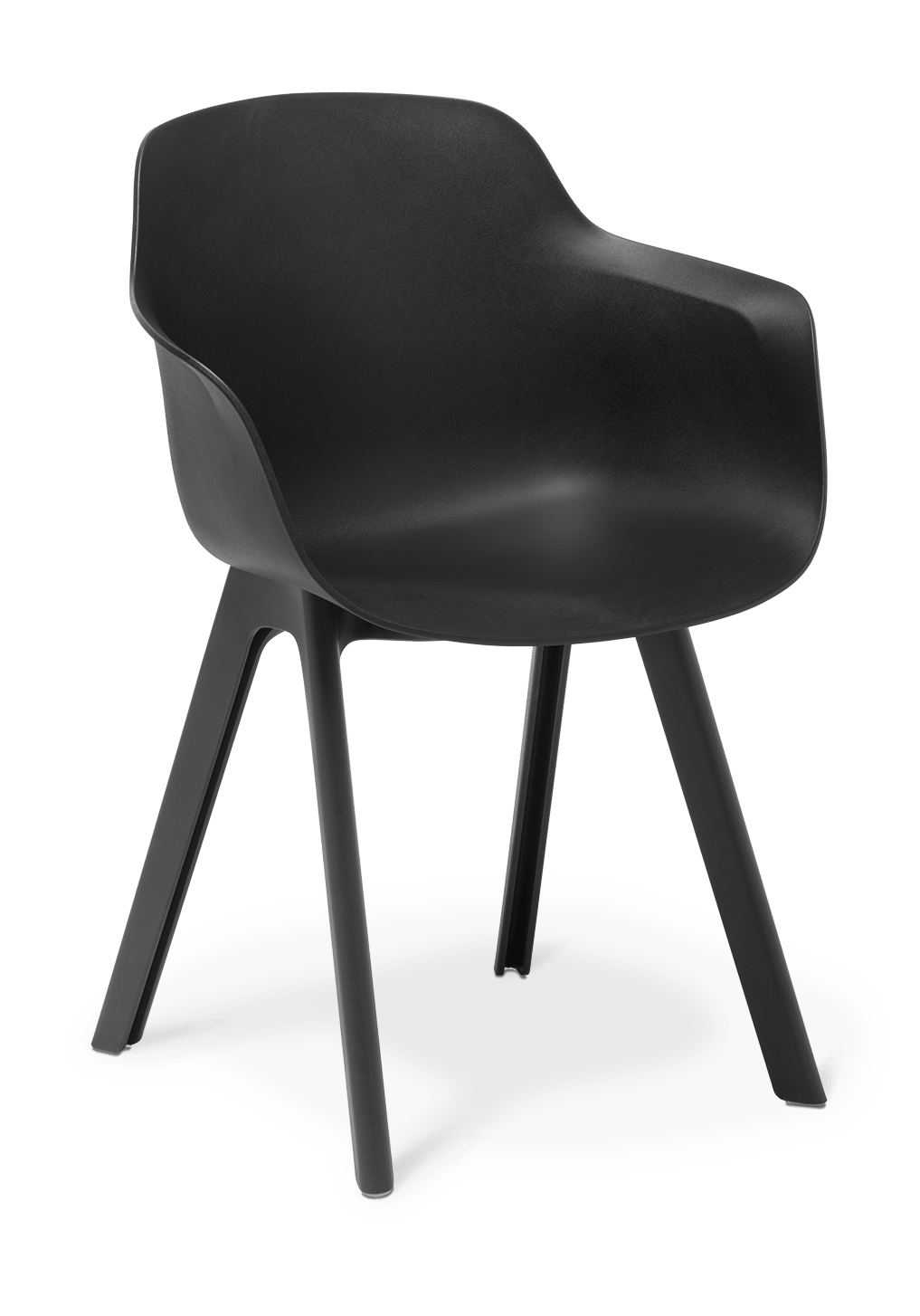 Loria 4-Leg Chair Black / With