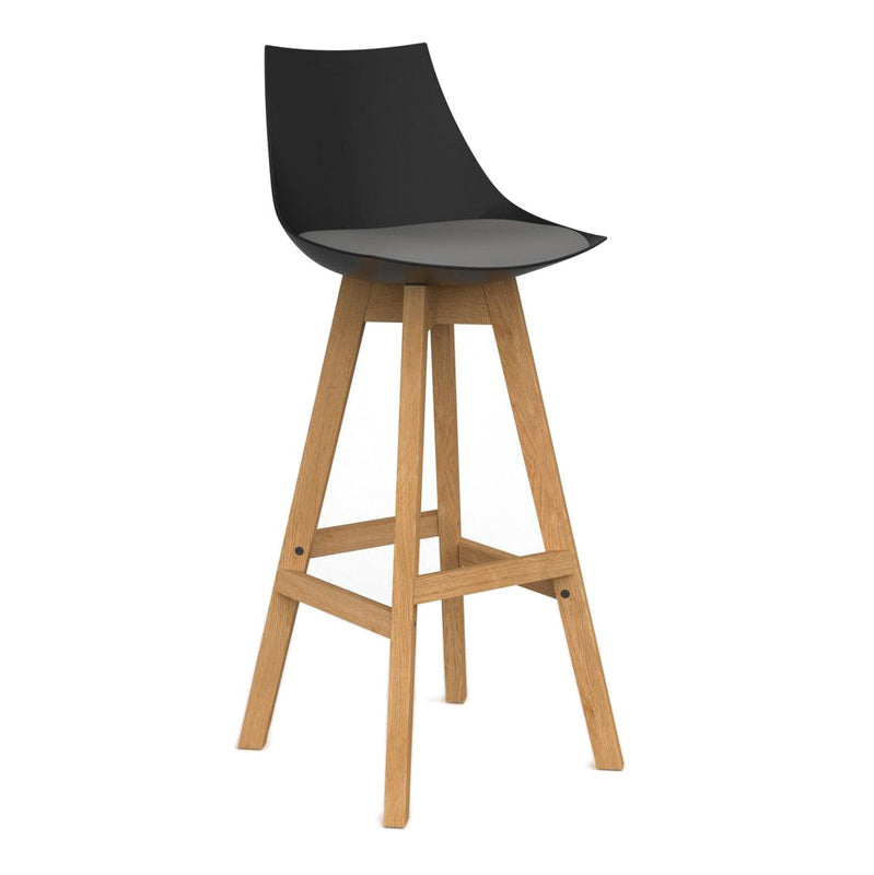 Luna Barstool Alloy Grey / Black