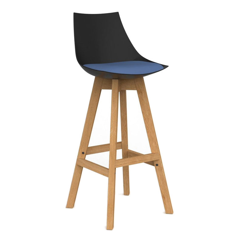 Luna Barstool Baby Blue / Black