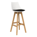 Luna Barstool Black / White