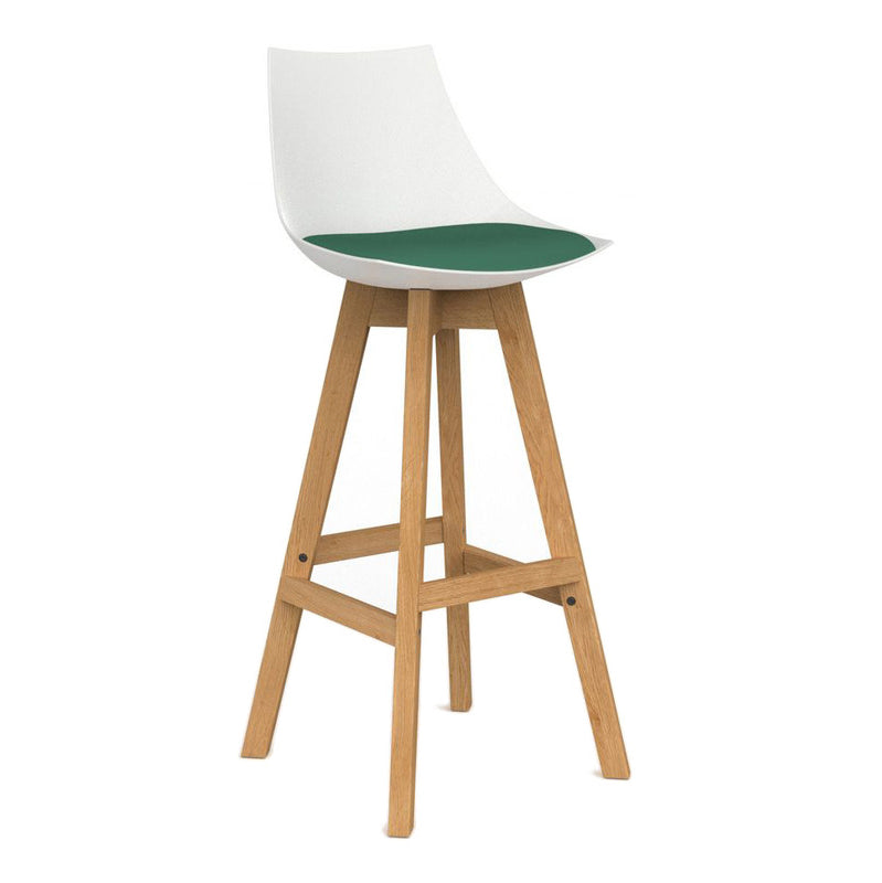 Luna Barstool Fern Green / White