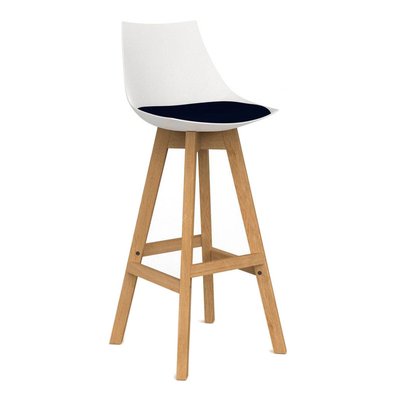 Luna Barstool Navy / White