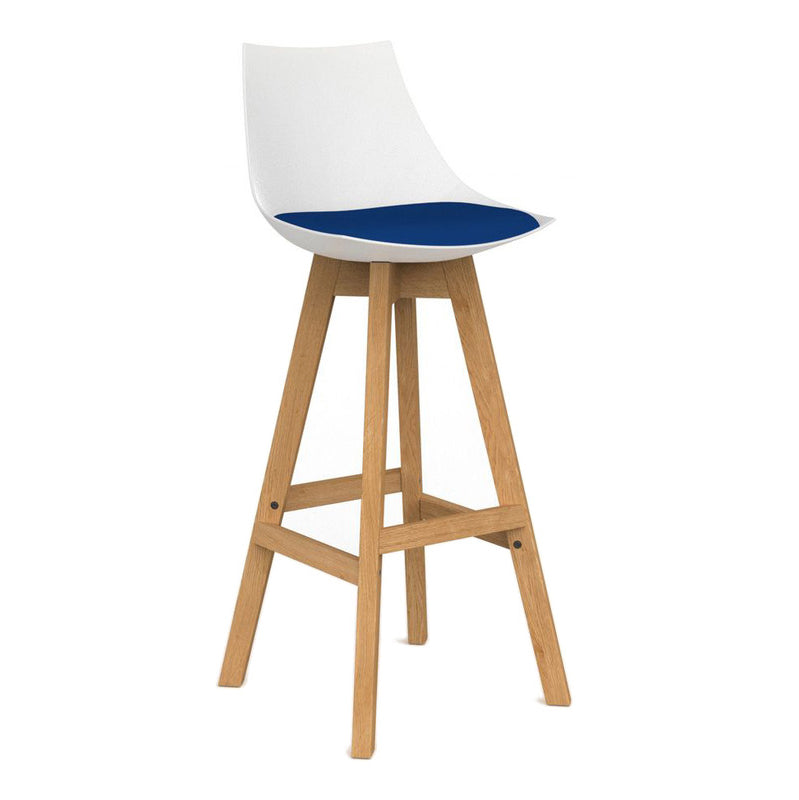 Luna Barstool Sky Blue / White