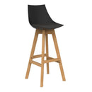 Luna Barstool Slate Grey / Black