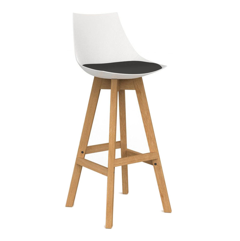 Luna Barstool Slate Grey / White