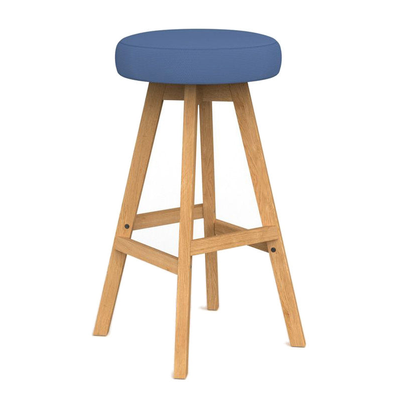 Luna Button Barstool Baby Blue