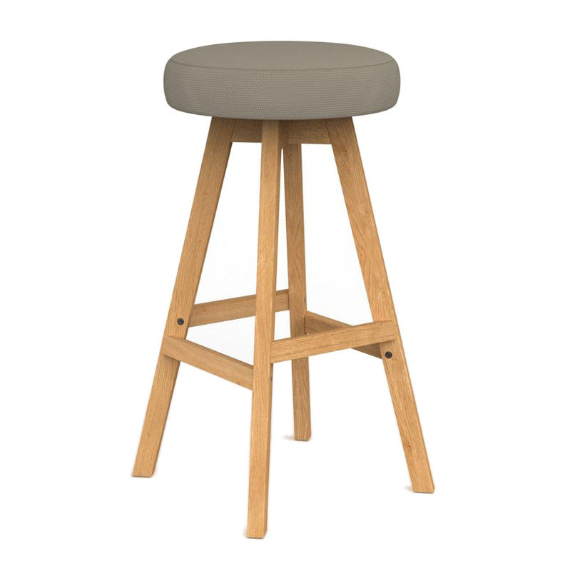 Luna Button Barstool Camel