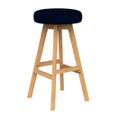 Luna Button Barstool Navy