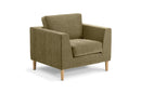 Mackenzie Soft Seating Olive / 1-Seater