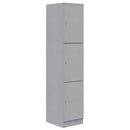 Mascot Lockers 3H x 1W / Silver Strata / Keyed Locking