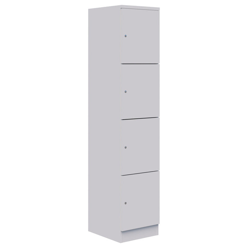 Mascot Lockers 4H x 1W / Snow Velvet / Keyed Locking