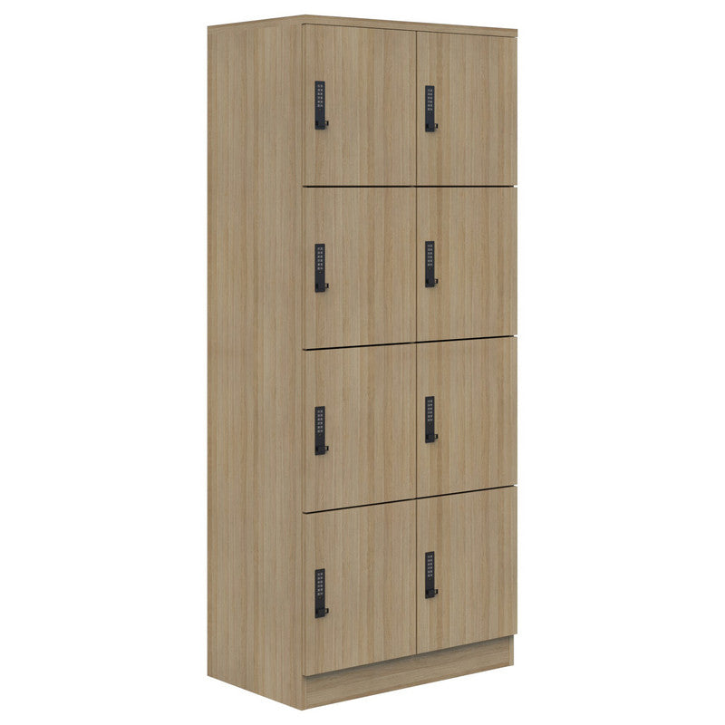 Mascot Lockers 4H x 2W / Classic Oak / Digital Locking