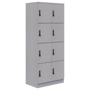 Mascot Lockers 4H x 2W / Silver Strata / Digital Locking