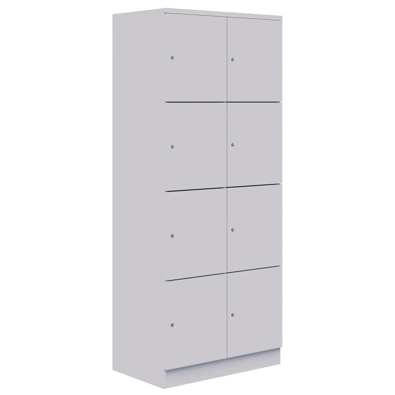 Mascot Lockers 4H x 2W / Snow Velvet / Keyed Locking