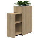 Mascot Personal Storage Planter Classic Oak / Left Hand / Non Locking