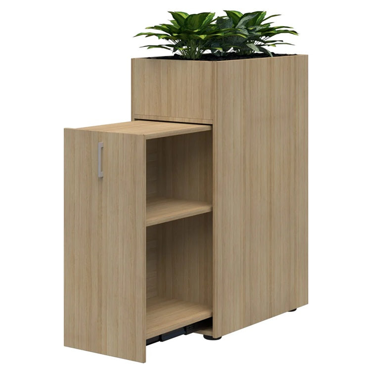 Mascot Personal Storage Planter Classic Oak / Left Hand / Non Locking