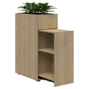 Mascot Personal Storage Planter Classic Oak / Right Hand / Non Locking