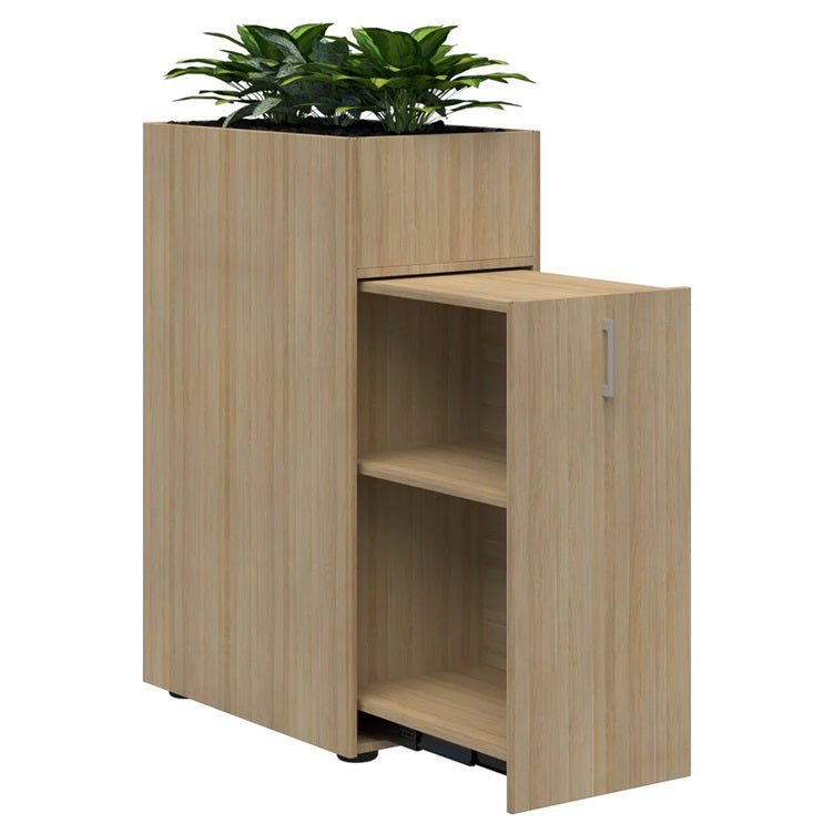 Mascot Personal Storage Planter Classic Oak / Right Hand / Non Locking