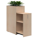 Mascot Personal Storage Planter Refined Oak / Right Hand / Non Locking