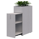 Mascot Personal Storage Planter Silver Strata / Left Hand / Locking