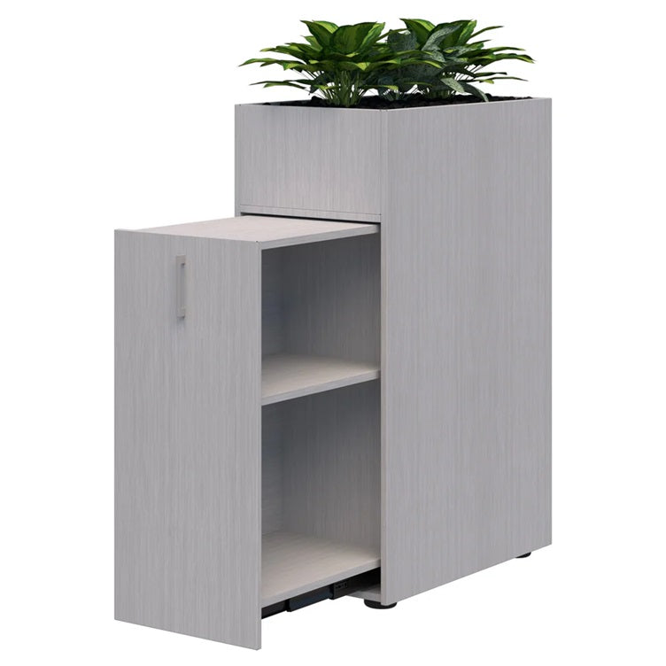 Mascot Personal Storage Planter Silver Strata / Left Hand / Non Locking