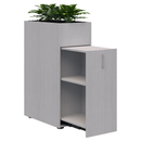 Mascot Personal Storage Planter Silver Strata / Right Hand / Locking