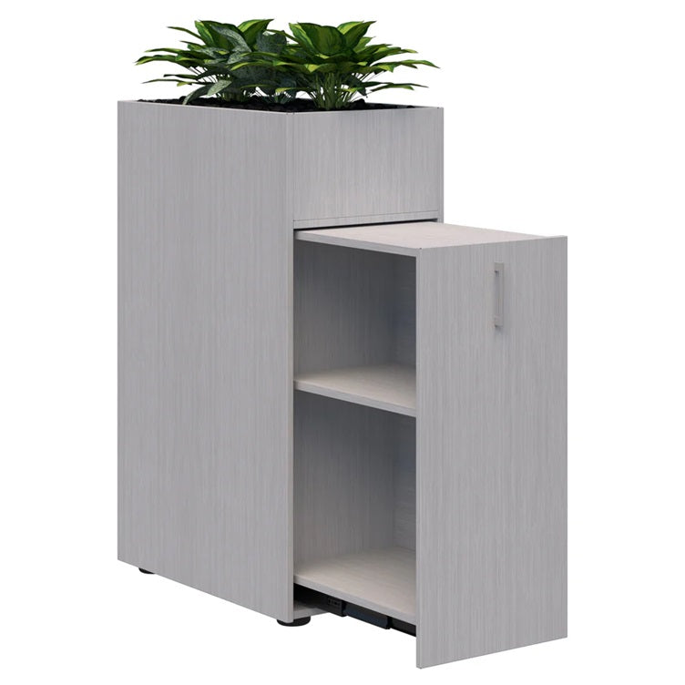 Mascot Personal Storage Planter Silver Strata / Right Hand / Non Locking