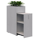 Mascot Personal Storage Planter Silver Strata / Right Hand / Non Locking