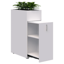 Mascot Personal Storage Planter Snow Velvet / Right Hand / Locking