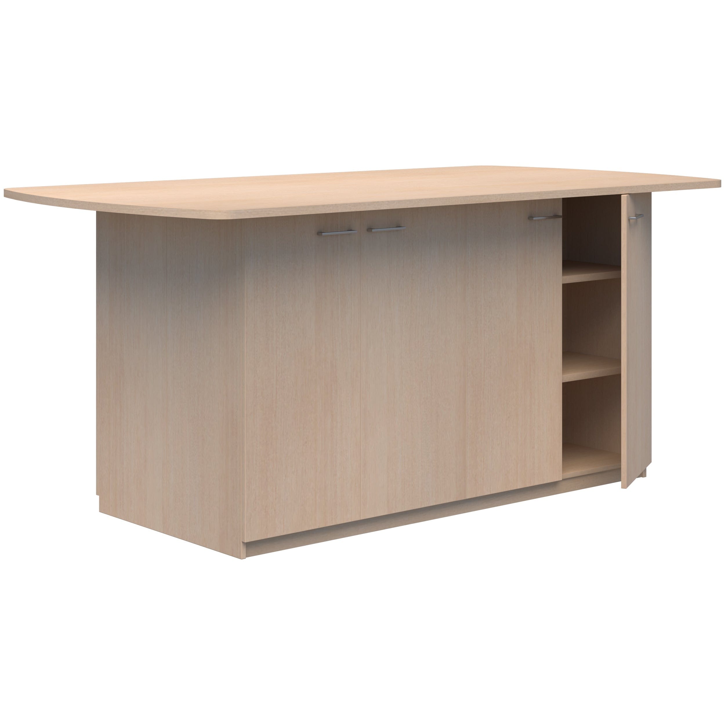 Mascot Storage Leaner Refined Oak / Non Locking