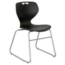 Mata Sled Visitor Chair Black