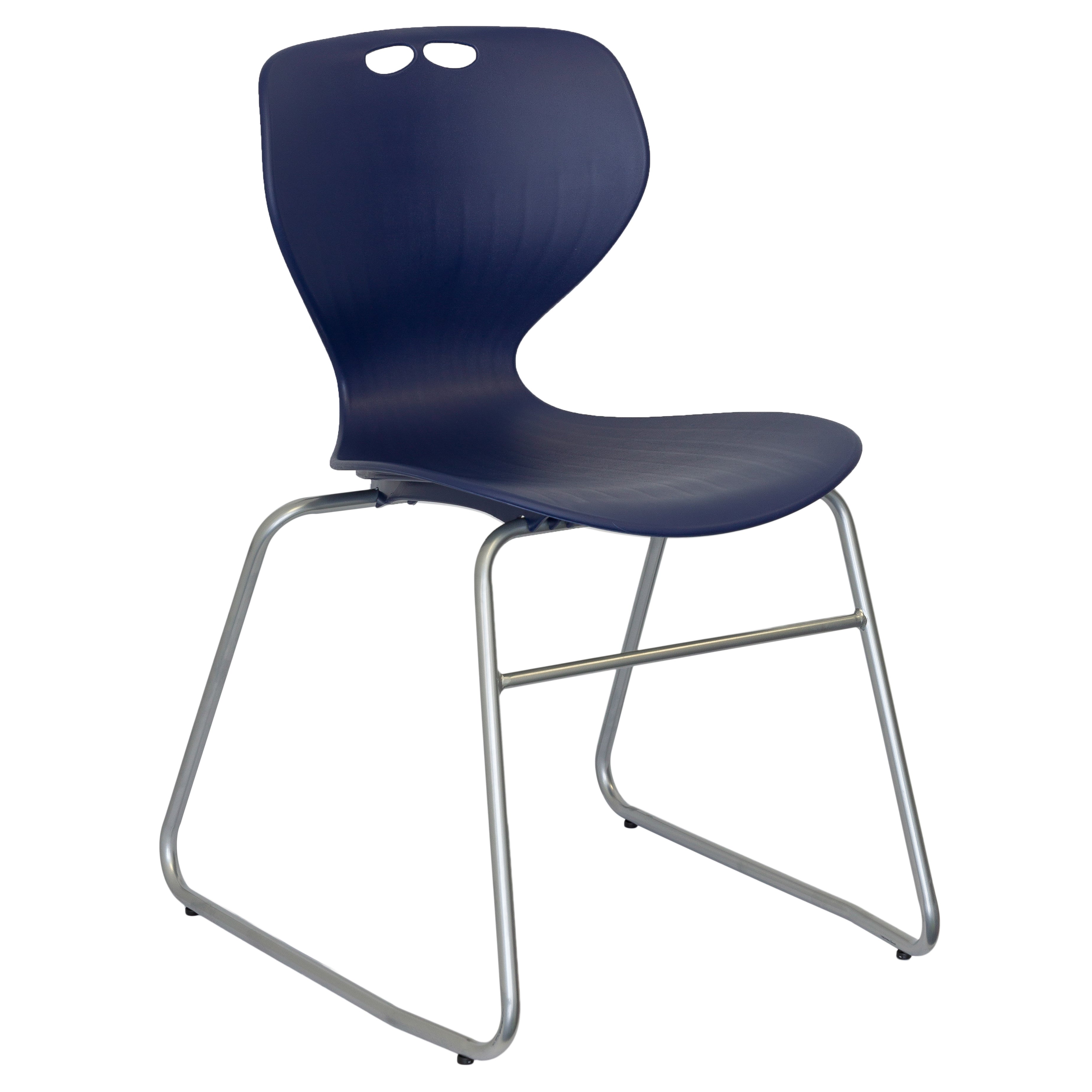 Mata Sled Visitor Chair Blue