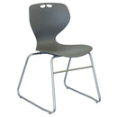 Mata Sled Visitor Chair Grey