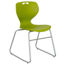 Mata Sled Visitor Chair Olive
