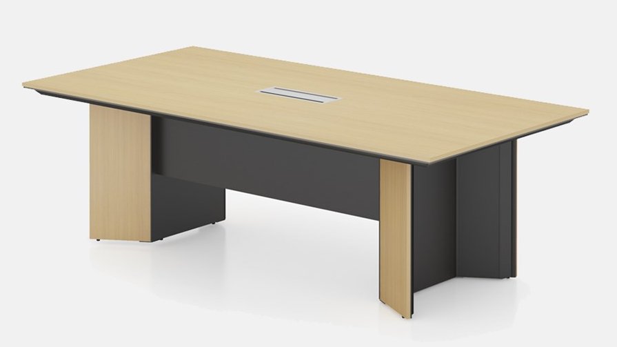 Maxim Boardroom Table 2400 / White Oak