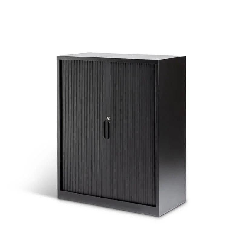 Milano Storage Tambour 1200h x 1020w x 450d mm / Black