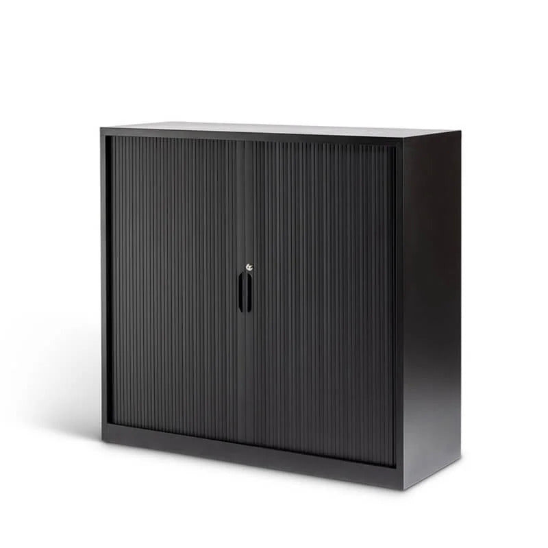 Milano Storage Tambour 1200h x 1200w x 450d mm / Black