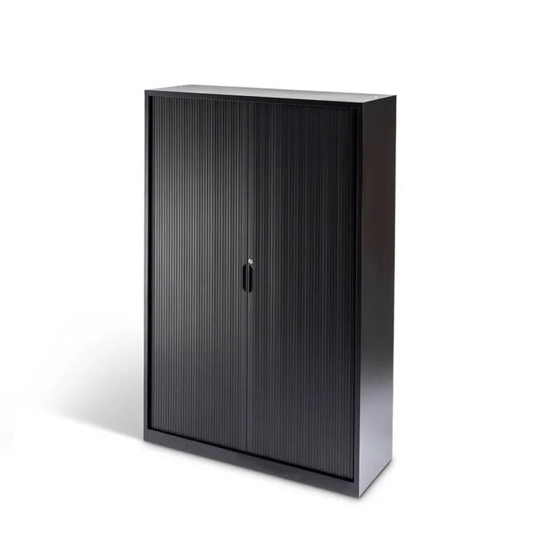 Milano Storage Tambour 1980h x 1200w x 450d mm / Black
