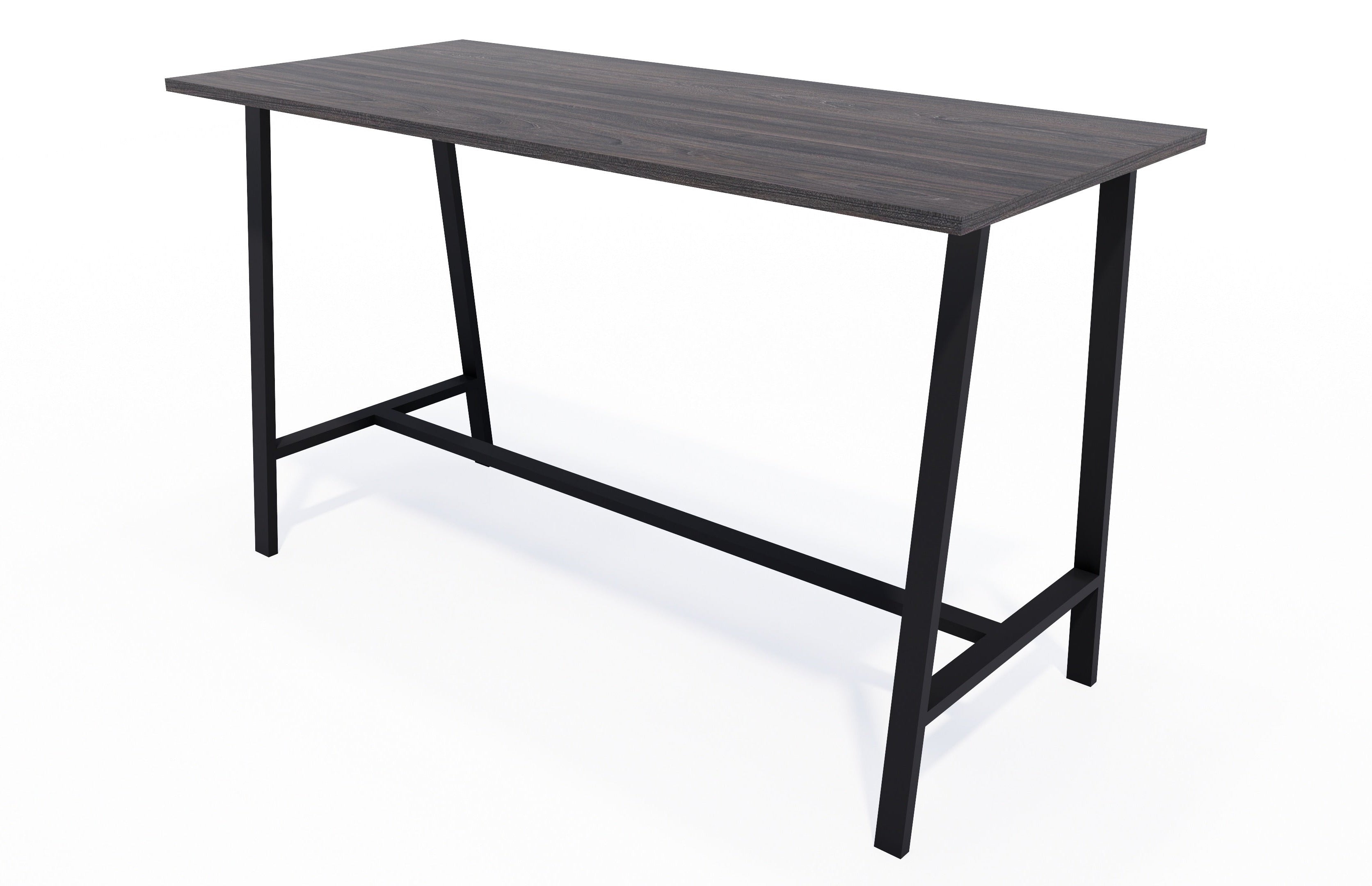 Milford Bar Leaner 1800x800 / Black / Fiordland Elm