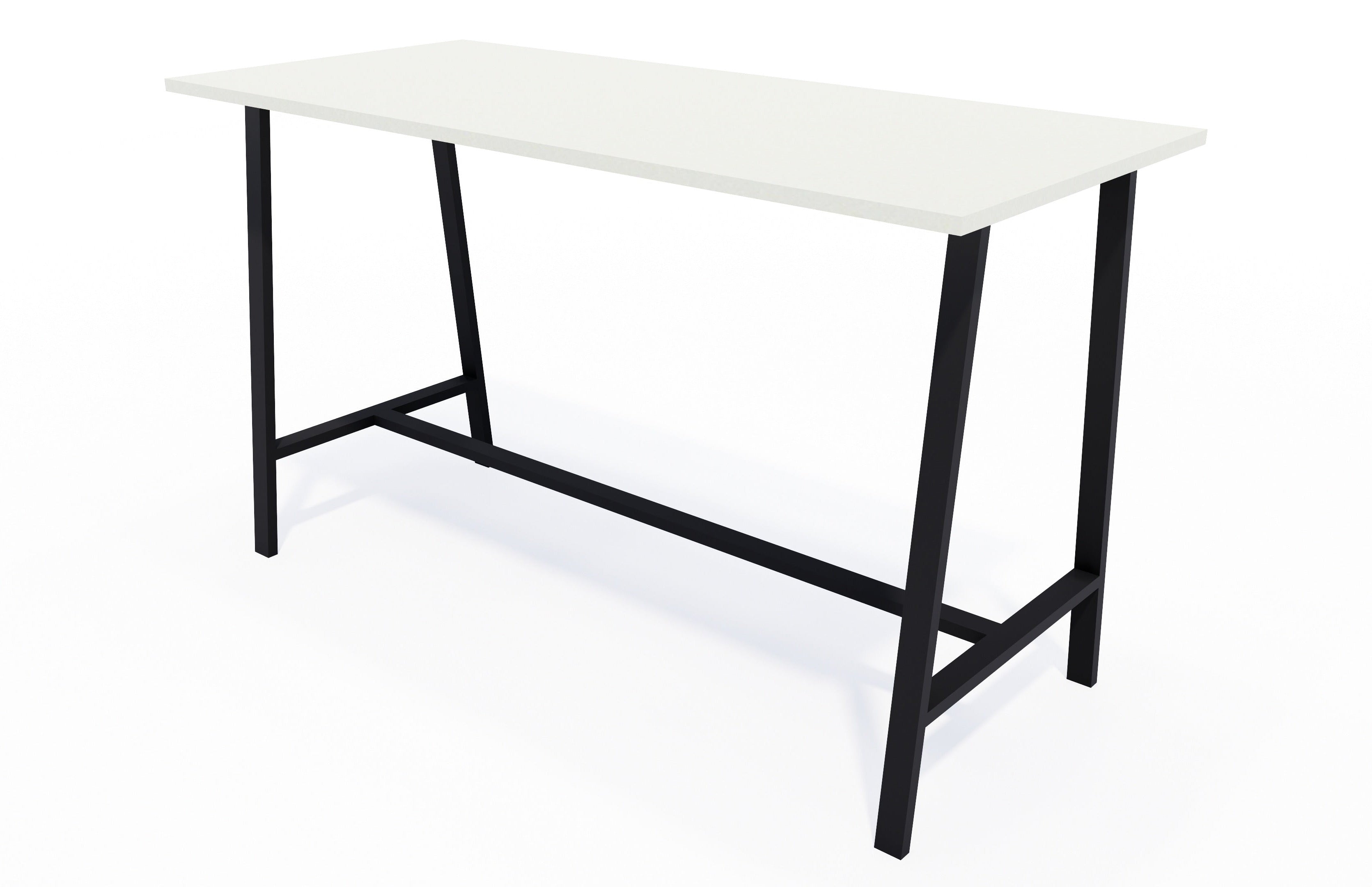 Milford Bar Leaner 1800x800 / Black / Seal Grey