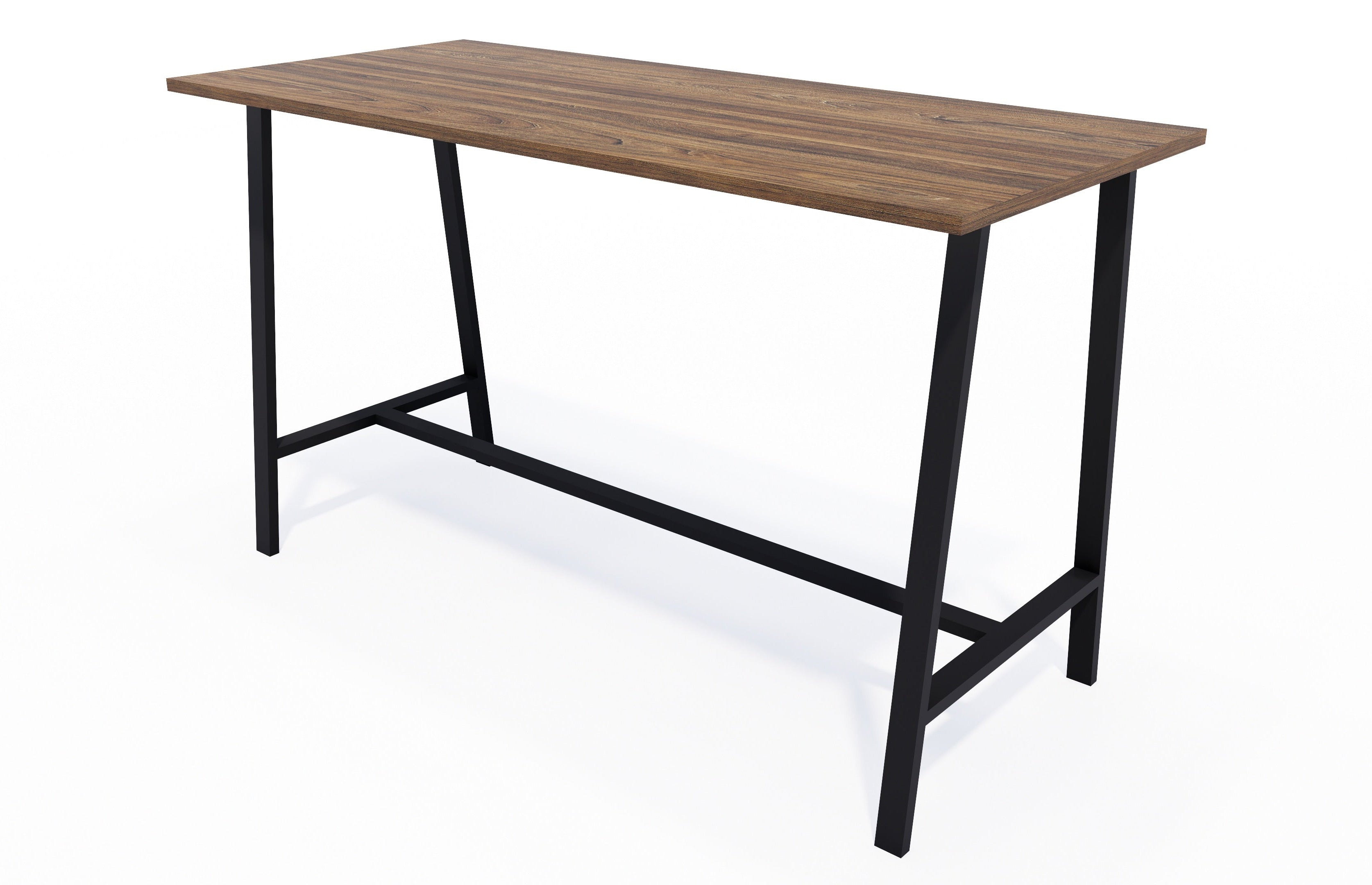 Milford Bar Leaner 1800x800 / Black / Tasman Elm