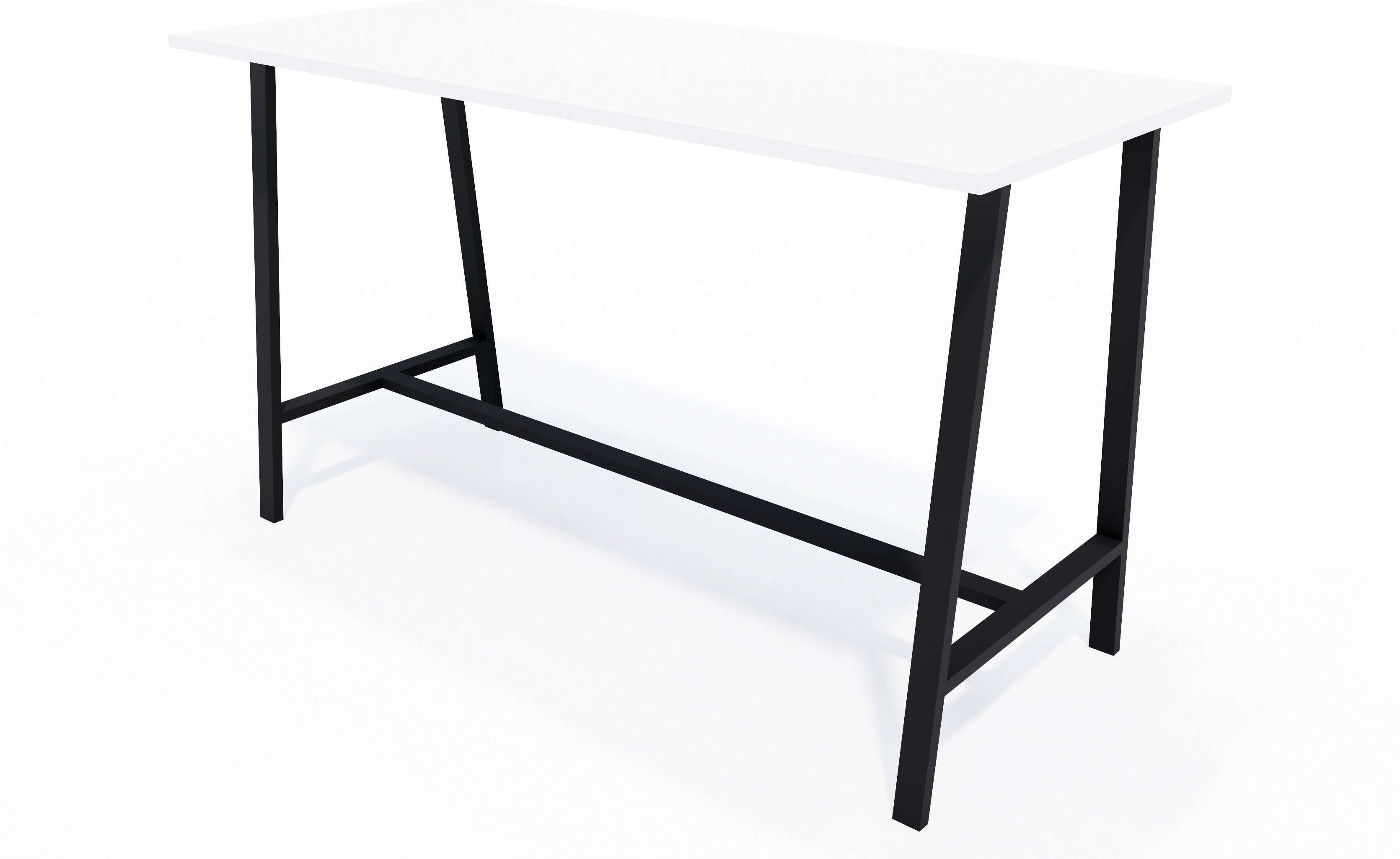 Milford Bar Leaner 1800x800 / Black / White