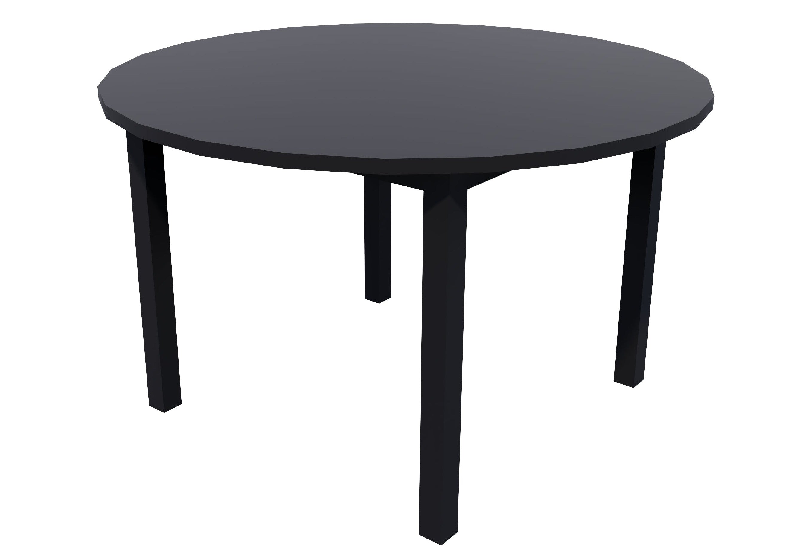 Milford Meeting Table 1200x1200 / Black