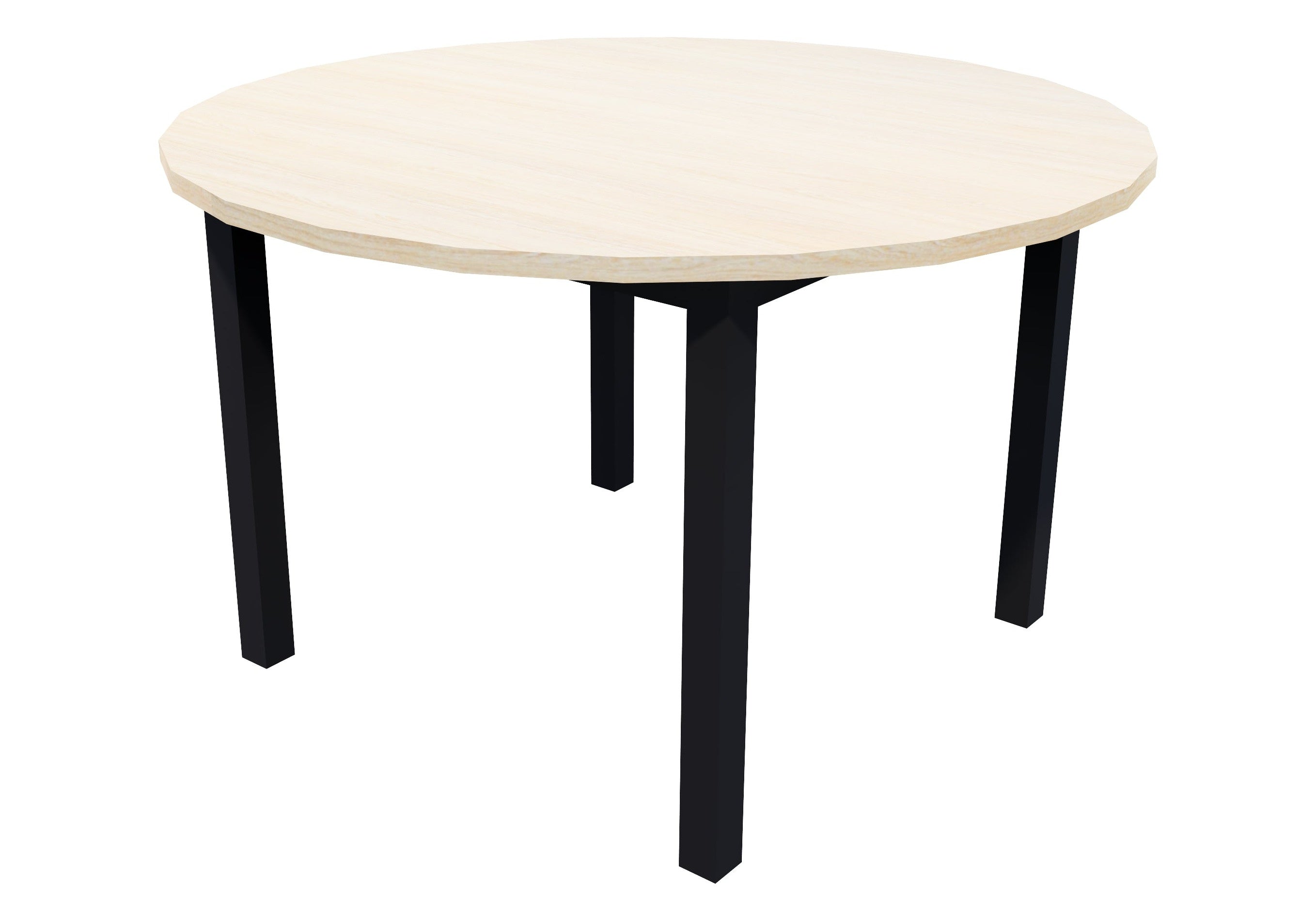Milford Meeting Table 1200x1200 / Seasoned Oak