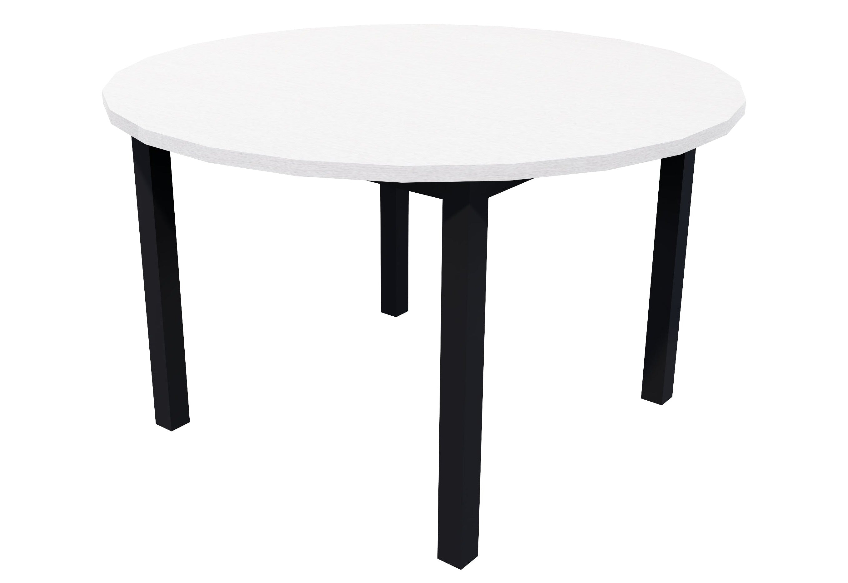 Milford Meeting Table 1200x1200 / Silver Haze