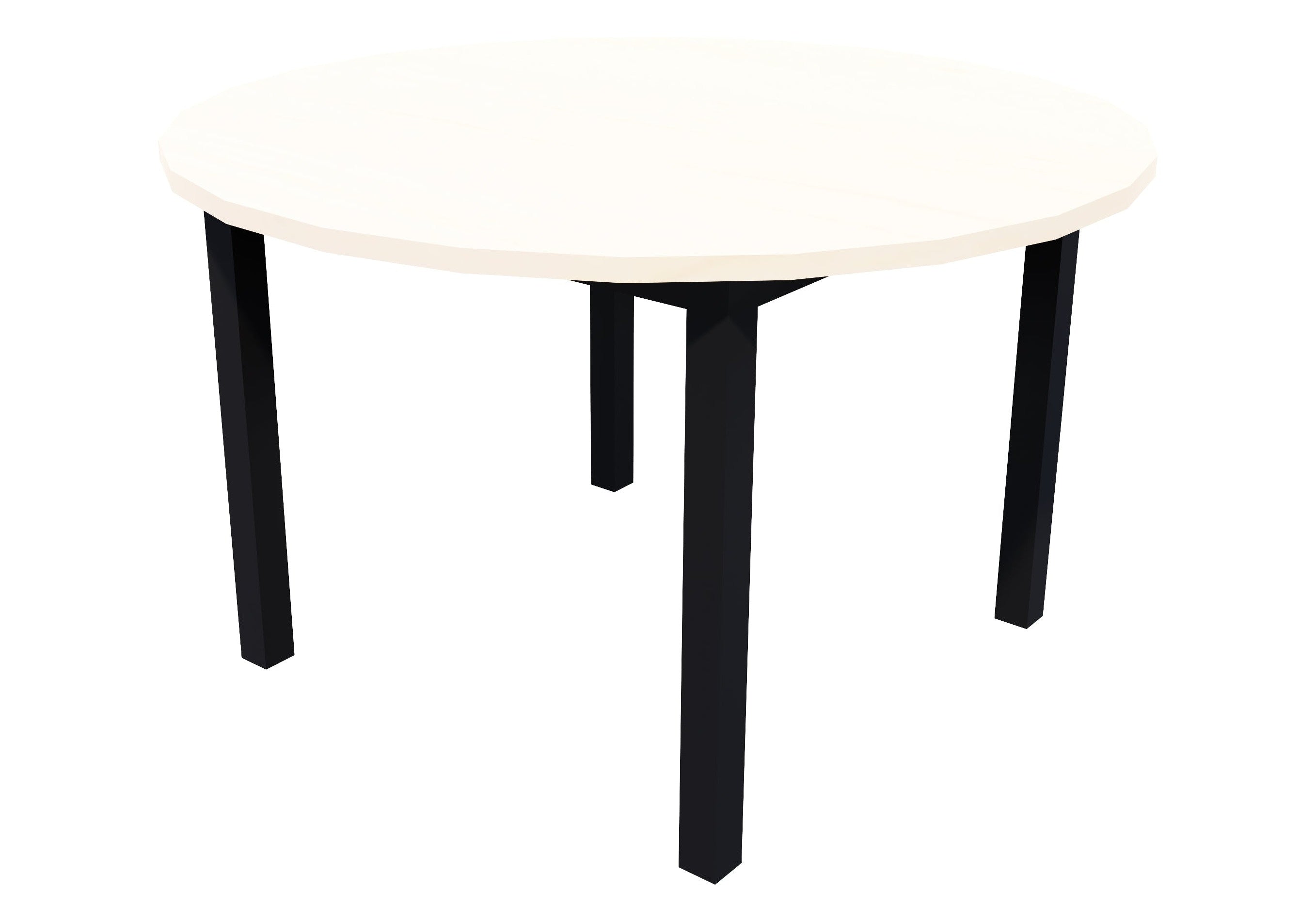 Milford Meeting Table 1200x1200 / Washed Maple