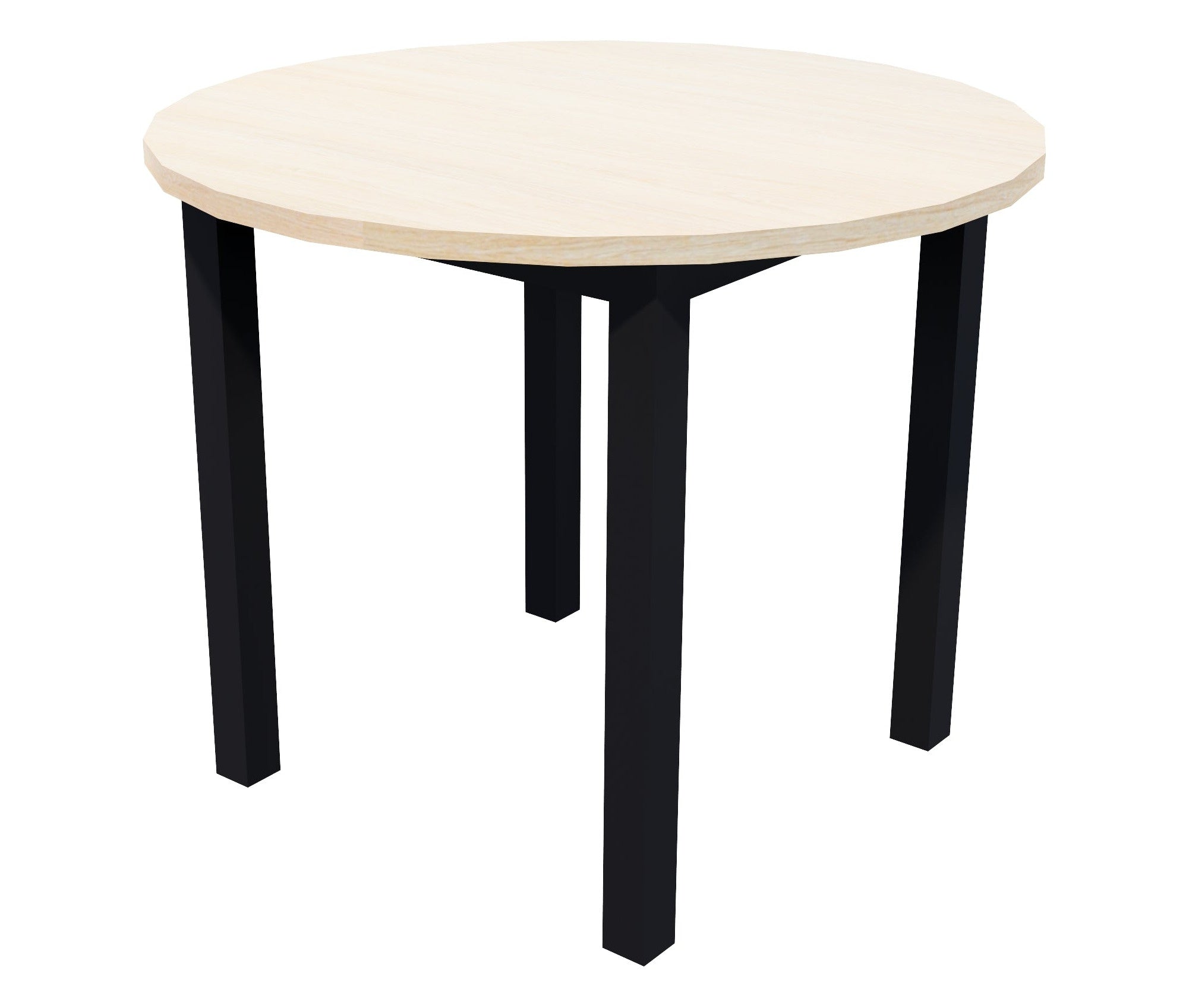 Milford Meeting Table 900x900 / Seasoned Oak